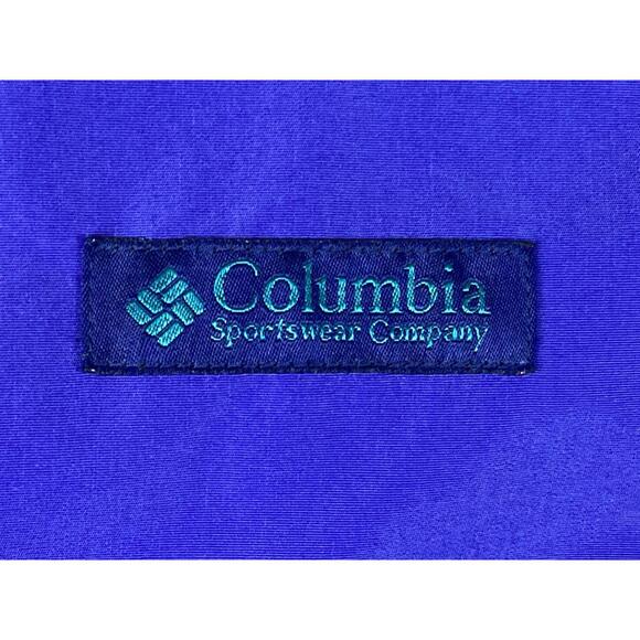 VTG 90s Columbia Sportswear Radial Sleeve Jacket Men Purple Teal Fleece Lined L - Picture 6 of 10